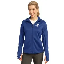 Ladies Tech Fleece Full-Zip Hooded Jacket - Embroidered Left Chest