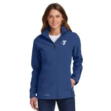 Ladies Eddie Bauer® Hooded Soft Shell Parka- Embroidered
