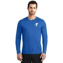 Mens OGIO ENDURANCE Long Sleeve Pulse Crew Neck - Screen Print