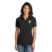 Ladies 100% Cotton Ring Spun Pique Polo - Screen Print
